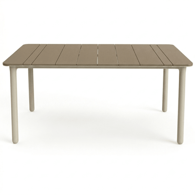 Mesa Comercial al Aire Libre - RESOL NOA 90 x 160 - Varios Colores - Protección UV - Polipropileno - 7149 - Resol - NOGAL BEAT - Mesa de Terraza