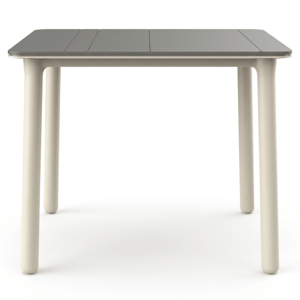 Mesa Comercial al Aire Libre - RESOL NOA 90 x 90 - Varios Colores - Protección UV - Polipropileno - 7147 - Resol - NOGAL BEAT - Mesa de Terraza