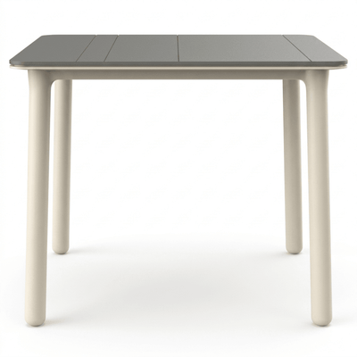 Mesa Comercial al Aire Libre - RESOL NOA 90 x 90 - Varios Colores - Protección UV - Polipropileno - 7147 - Resol - NOGAL BEAT - Mesa de Terraza