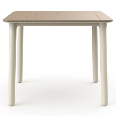 Mesa Comercial al Aire Libre - RESOL NOA 90 x 90 - Varios Colores - Protección UV - Polipropileno - 7148 - Resol - NOGAL BEAT - Mesa de Terraza