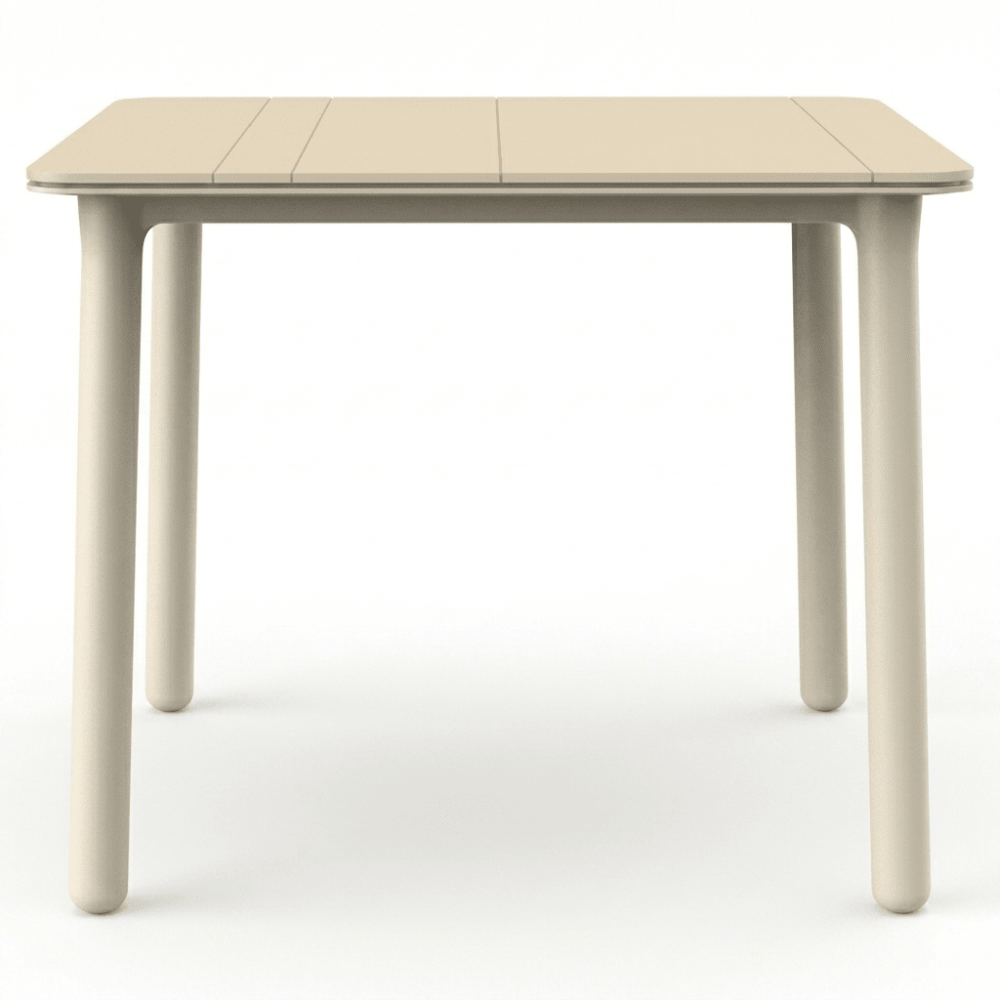 Mesa Comercial al Aire Libre - RESOL NOA 90 x 90 - Varios Colores - Protección UV - Polipropileno - 7197 - Resol - NOGAL BEAT - Mesa de Terraza