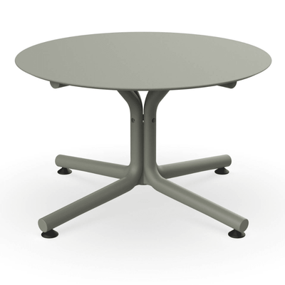 Mesa Comercial Baja al Aire Libre Circular - RESOL BINI HPL LOUNGE - Varios Colores - Protección UV y Tablero HPL - 6082 - Resol - NOGAL BEAT - Mesas