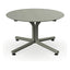 Mesa Comercial Baja al Aire Libre Circular - RESOL BINI HPL LOUNGE - Varios Colores - Protección UV y Tablero HPL - 06082 - Resol - NOGAL BEAT - Mesa Comercial Exterior