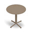 Mesa Comercial Baja al Aire Libre Circular - RESOL BINI HPL - Varios Colores - Protección UV y Tablero HPL - 06638 - Resol - NOGAL BEAT - Mesa Comercial Exterior