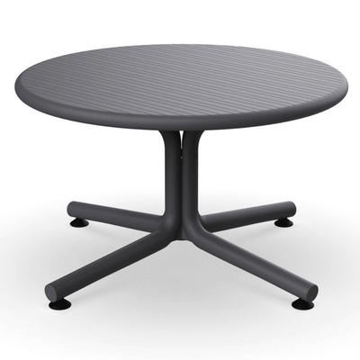 Mesa Comercial Baja al Aire Libre Circular - RESOL BINI LOUNGE - Varios Colores - Protección UV - 5398 - Resol - NOGAL BEAT - Mesas
