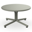 Mesa circular baja RESOL BINI LOUNGE de polipropileno con fibra de vidrio en varios colores