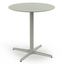 Mesa circular RESOL TOLEDO Ø70 con estructura de aluminio y sobre de compacto fenólico HPL en varios colores