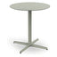 Mesa Comercial Baja al Aire Libre Circular - RESOL TOLEDO Ø70 ROUND - Varios Colores - Estructura de Aluminio y Sobre HPL - 05917 - Resol - NOGAL BEAT - Mesa de Terraza