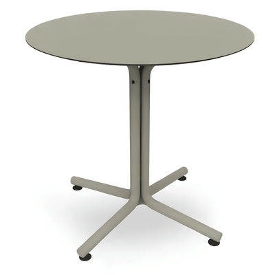 Mesa Comercial Circular - RESOL BINI HPL - Varios Colores - Protección UV - Tablero en Compacto Fenólico - 06635 - Resol - NOGAL BEAT - Mesas