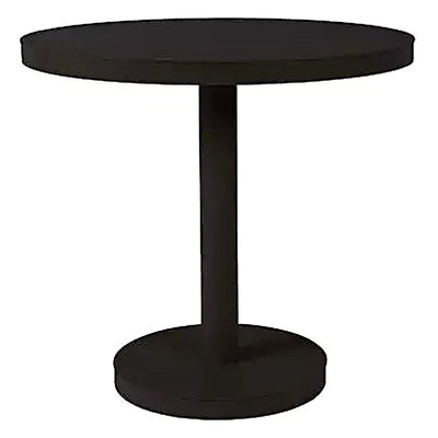 Mesa Comercial para Restaurantes Circular - RESOL BARCINO PIE CENTRAL Ø60 ROUND - Varios Colores - Estructura de Aluminio - 01432 - Resol - NOGAL BEAT - Mesa Comercial Interior