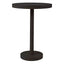 Mesa Comercial para Restaurantes Circular - RESOL BARCINO PIE CENTRAL Ø80 ROUND - Varios Colores - Estructura de Aluminio - 01424 - Resol - NOGAL BEAT - Mesa Comercial Interior