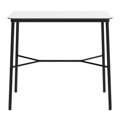 Mesa Comercial para Restaurantes - RESOL HUB 120 x 70 - Varios Colores - Estructura de Aluminio Lacado - 06368 - Resol - NOGAL BEAT - Mesa Comercial Interior