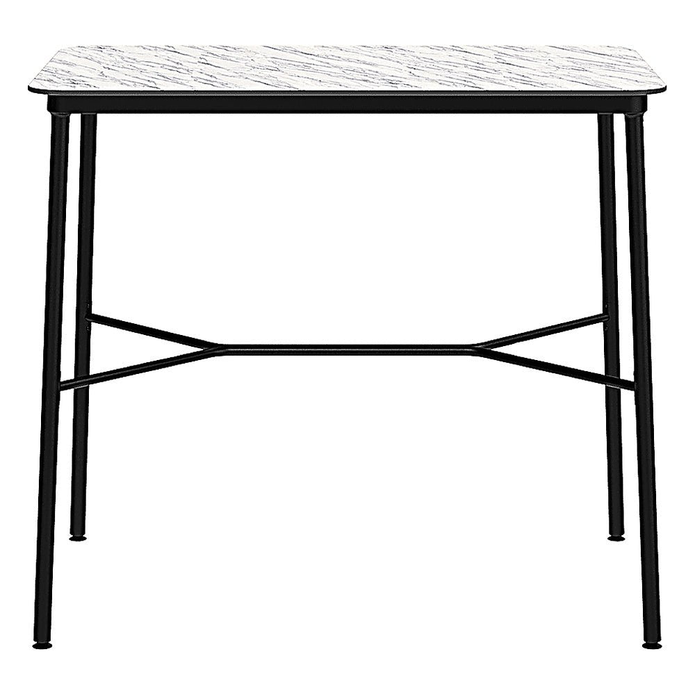 Mesa Comercial para Restaurantes - RESOL HUB 120 x 70 - Varios Colores - Estructura de Aluminio Lacado - 06371 - Resol - NOGAL BEAT - Mesa Comercial Interior