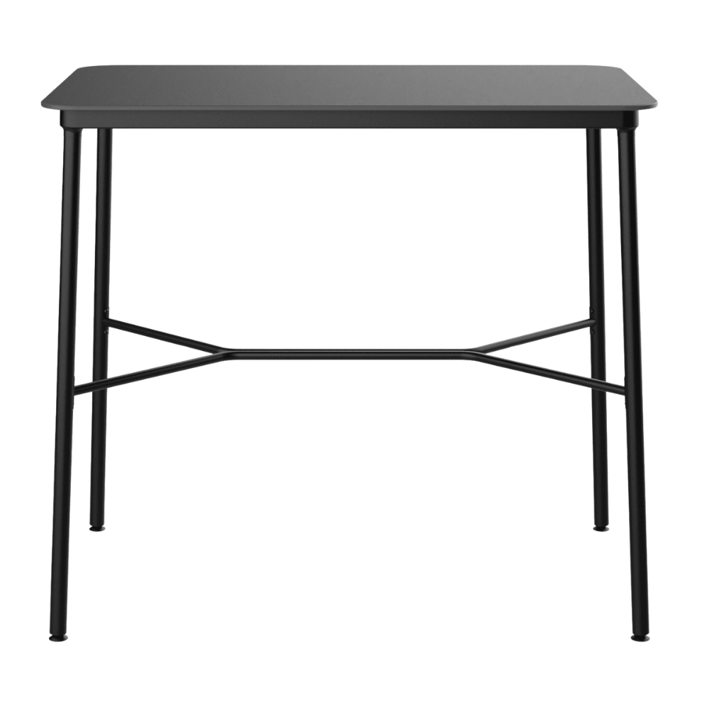 Mesa Comercial para Restaurantes - RESOL HUB 120 x 70 - Varios Colores - Estructura de Aluminio Lacado - 06367 - Resol - NOGAL BEAT - Mesa Comercial Interior