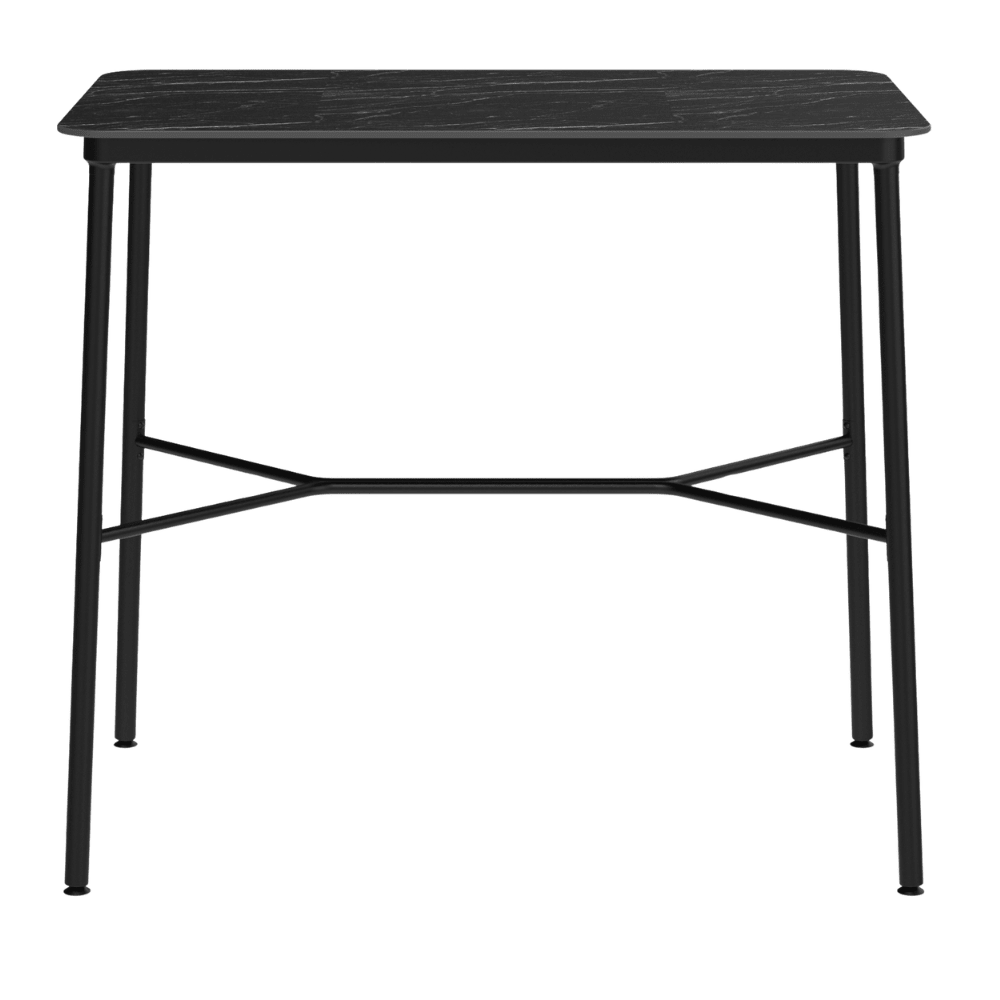 Mesa Comercial para Restaurantes - RESOL HUB 120 x 70 - Varios Colores - Estructura de Aluminio Lacado - 06372 - Resol - NOGAL BEAT - Mesa Comercial Interior