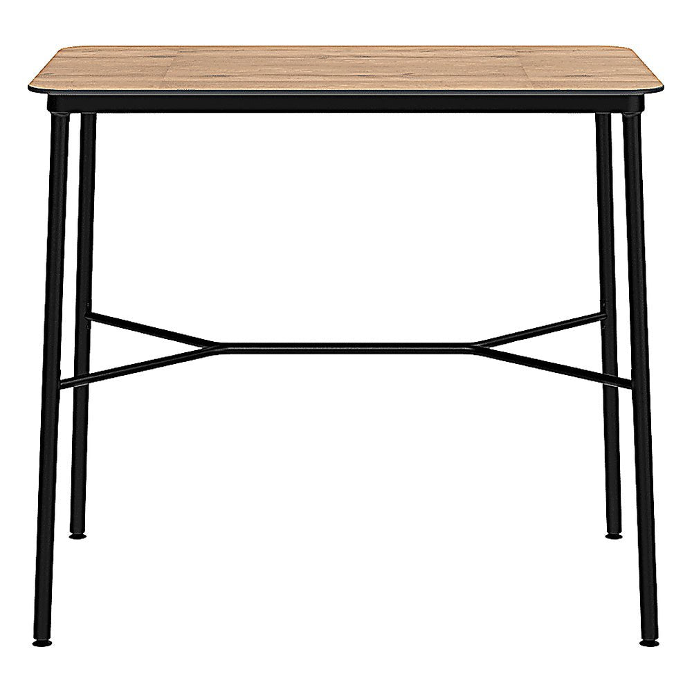Mesa Comercial para Restaurantes - RESOL HUB 120 x 70 - Varios Colores - Estructura de Aluminio Lacado - 06369 - Resol - NOGAL BEAT - Mesa Comercial Interior