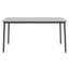 Mesa comercial Resol Hub 150x90 con estructura de aluminio lacado y tablero de HPL