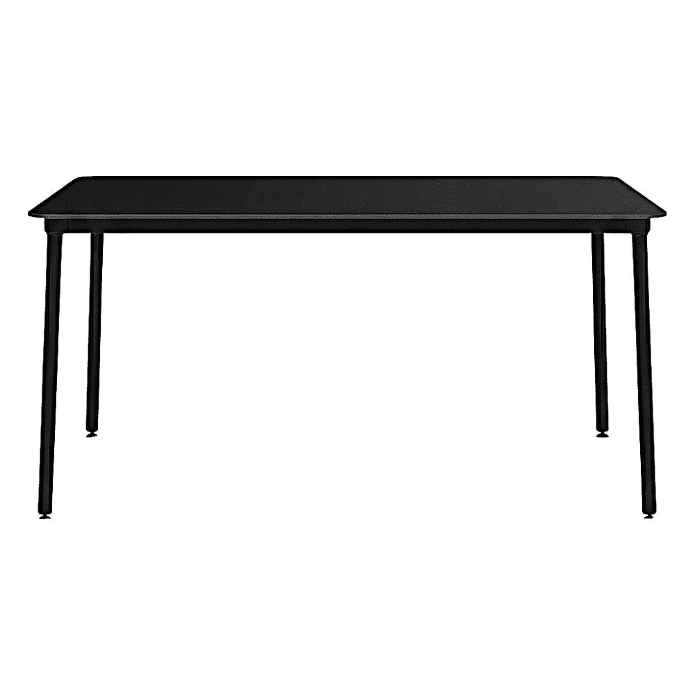 Mesa Comercial para Restaurantes - RESOL HUB 150 x 90 - Varios Colores - Estructura de Aluminio Lacado - 06343 - Resol - NOGAL BEAT - Mesa Comercial Interior