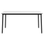 Mesa comercial Resol Hub 150x90 con estructura de aluminio lacado y tablero de HPL