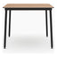 Mesa Comercial para Restaurantes - RESOL HUB 80x80 - Varios Colores - Estructura de Aluminio Lacado - 06329 - Resol - NOGAL BEAT - Mesa Comercial Interior