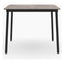 Mesa Comercial para Restaurantes - RESOL HUB 80x80 - Varios Colores - Estructura de Aluminio Lacado - 06330 - Resol - NOGAL BEAT - Mesa Comercial Interior