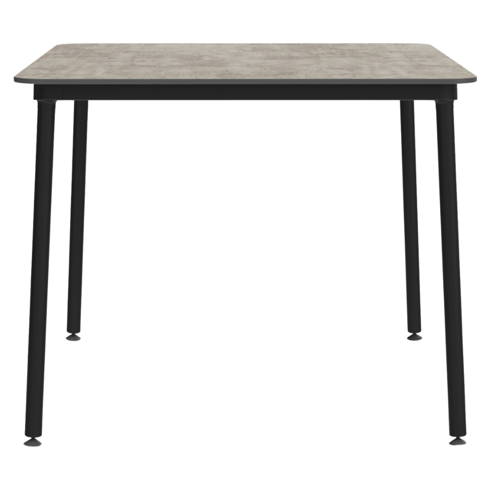 Mesa Comercial para Restaurantes - RESOL HUB 90 x 90 - Varios Colores - Estructura de Aluminio Lacado - 06338 - Resol - NOGAL BEAT - Mesa Comercial Interior