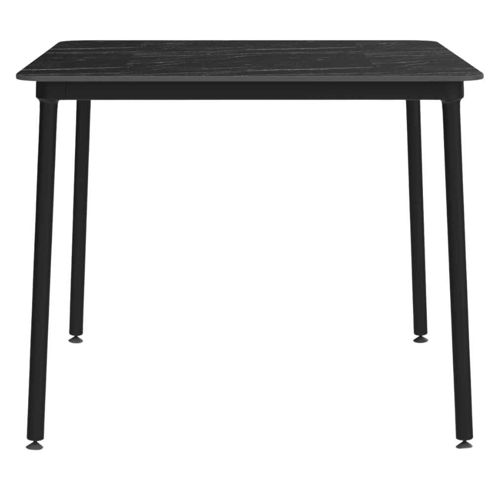Mesa Comercial para Restaurantes - RESOL HUB 90 x 90 - Varios Colores - Estructura de Aluminio Lacado - 06340 - Resol - NOGAL BEAT - Mesa Comercial Interior