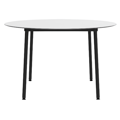 Mesa Comercial para Restaurantes - RESOL HUB Ø120 - Varios Colores - Estructura de Aluminio Lacado - 06645 - Resol - NOGAL BEAT - Mesas