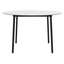 Mesa redonda RESOL HUB Ø120 con tablero HPL y estructura de aluminio lacado