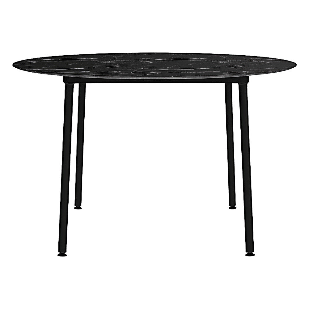 Mesa Comercial para Restaurantes - RESOL HUB Ø120 - Varios Colores - Estructura de Aluminio Lacado - 06649 - Resol - NOGAL BEAT - Mesa Comercial Interior