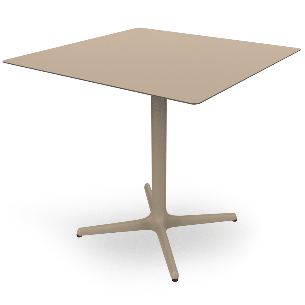 Mesa Comercial para Restaurantes - RESOL TOLEDO 80x80 - Varios Colores - Estructura de Aluminio - 06615 - Resol - NOGAL BEAT - Mesas