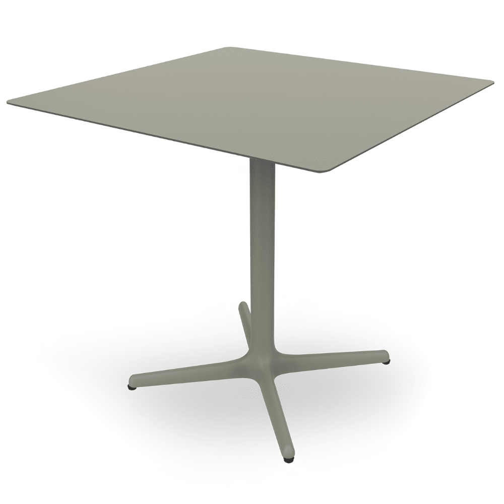 Mesa Comercial para Restaurantes - RESOL TOLEDO 80x80 - Varios Colores - Estructura de Aluminio - 06612 - Resol - NOGAL BEAT - Mesas