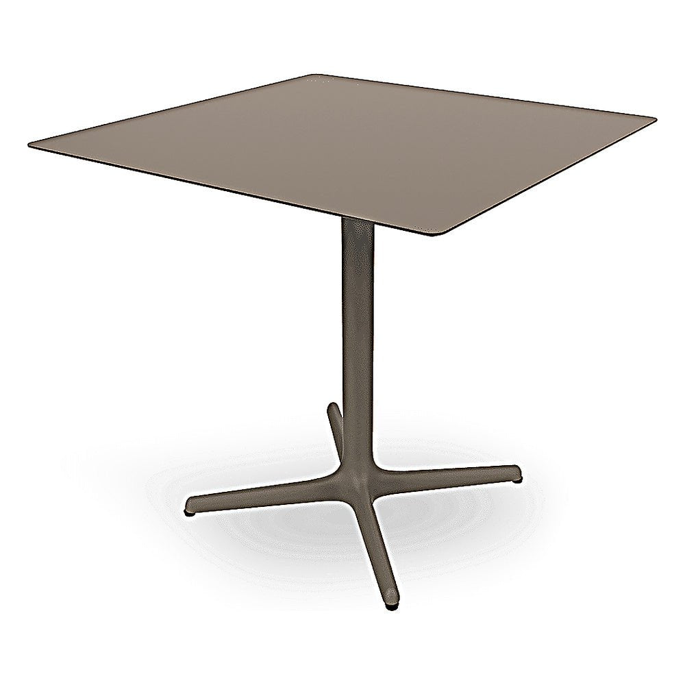 Mesa Comercial para Restaurantes - RESOL TOLEDO 80x80 - Varios Colores - Estructura de Aluminio - 06614 - Resol - NOGAL BEAT - Mesa Comercial Interior