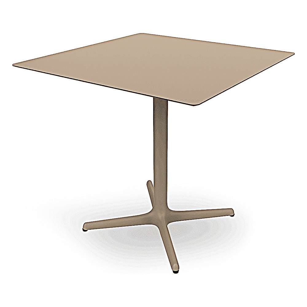 Mesa Comercial para Restaurantes - RESOL TOLEDO 80x80 - Varios Colores - Estructura de Aluminio - 06615 - Resol - NOGAL BEAT - Mesa Comercial Interior