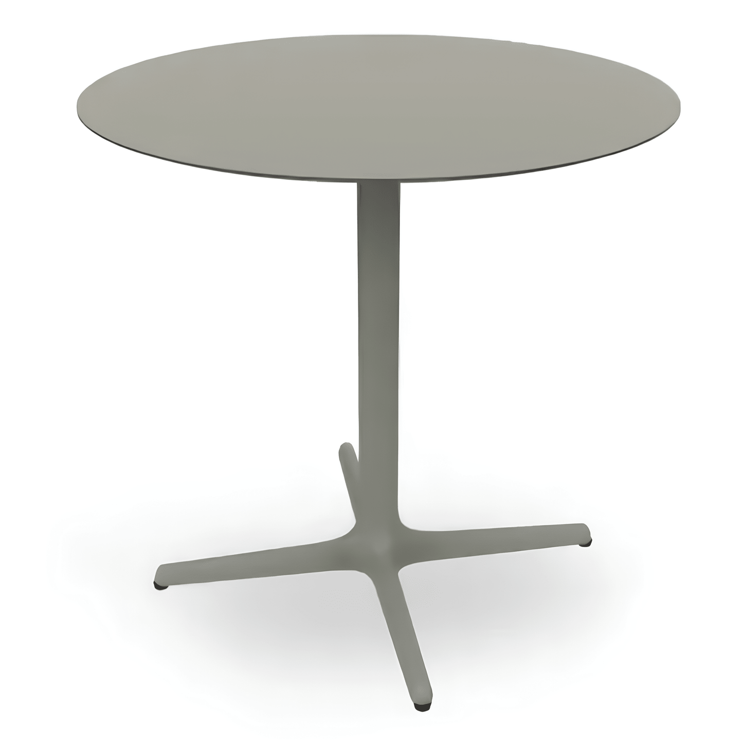 Mesa Comercial - RESOL TOLEDO Ø80 - Varios Colores - Estructura de Aluminio Pintado y Sobre en HPL - 06571 - Resol - NOGAL BEAT - Mesas