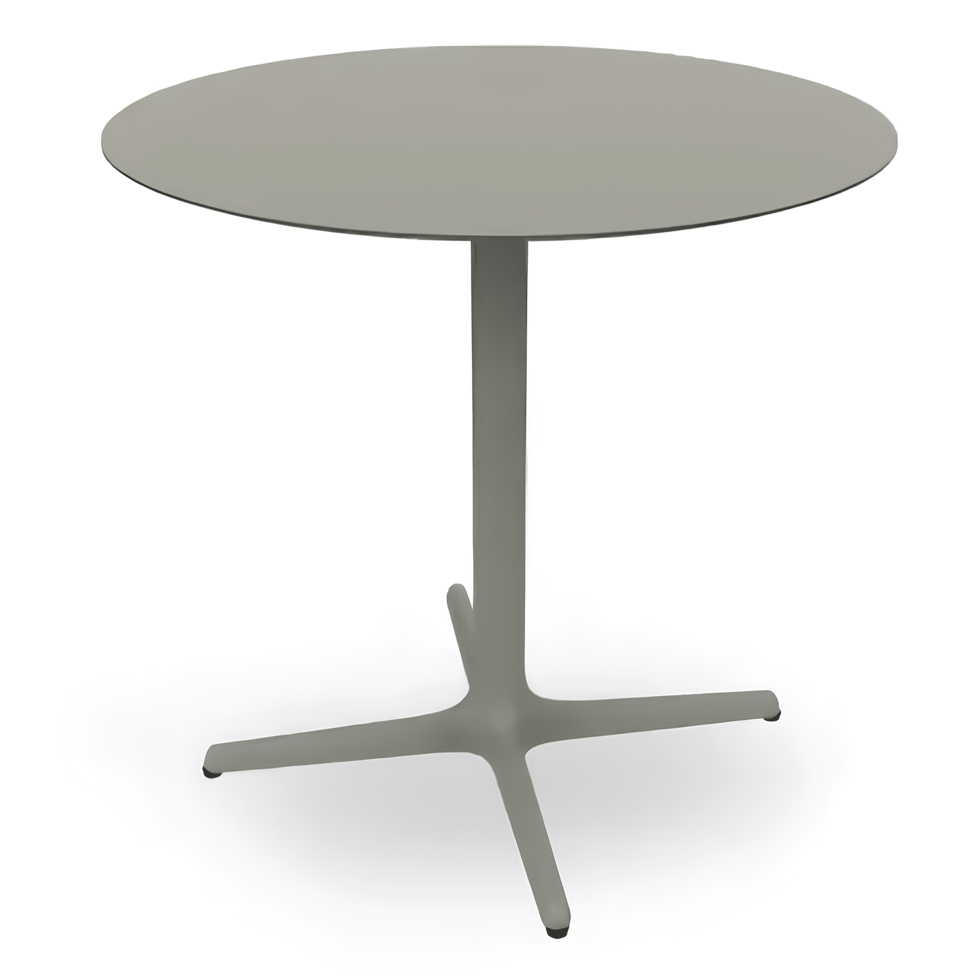 Mesa Comercial - RESOL TOLEDO Ø80 - Varios Colores - Estructura de Aluminio Pintado y Sobre en HPL - 06571 - Resol - NOGAL BEAT - Mesas