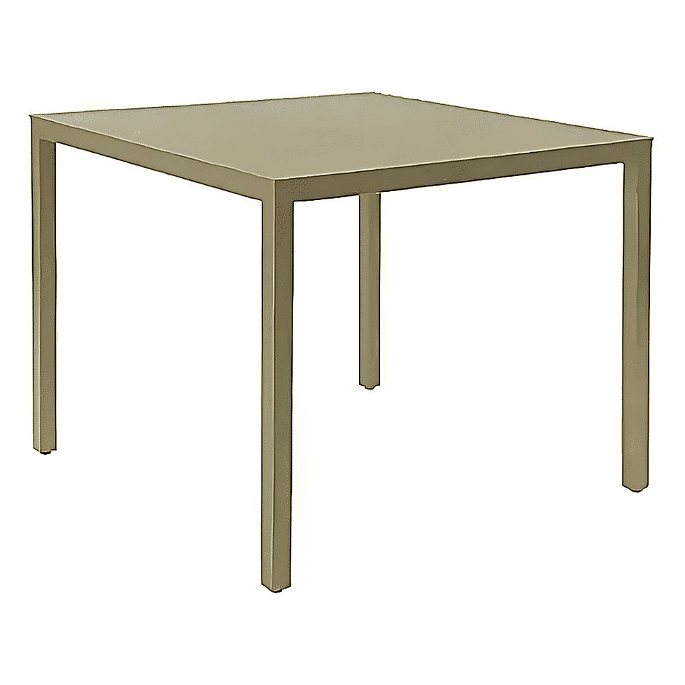 Mesa Cuadrada para Restaurante - RESOL BARCINO 70X70 SQUARE - Varios Colores - Estructura Aluminio - 01402 - Resol - NOGAL BEAT - Mesa Comercial Interior