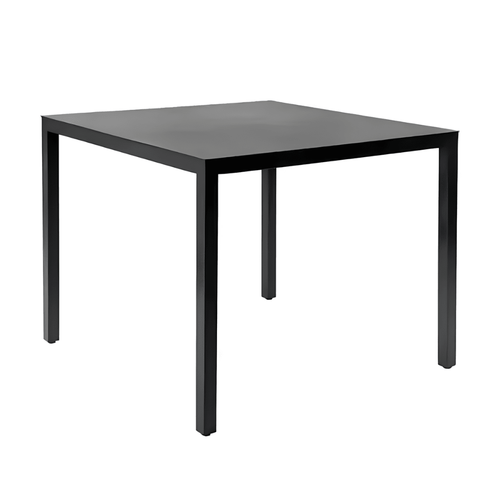 Mesa Cuadrada para Restaurante - RESOL BARCINO 70X70 SQUARE - Varios Colores - Estructura Aluminio - 01403 - Resol - NOGAL BEAT - Mesas