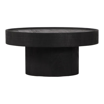 Mesa de Centro para Lobby de Hotel - ZUO WATSON - Negro - Cubierta de Madera de Mango Pintada y Estructura de Madera de Mango - 109084 - Zuo - NOGAL BEAT - Mesa Comercial Interior