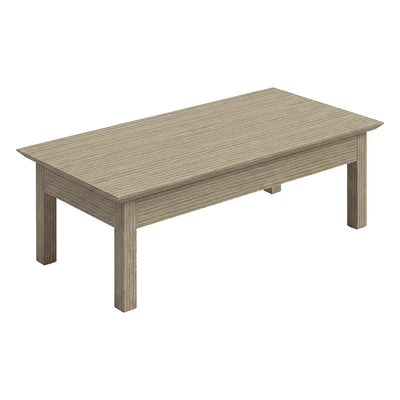 Mesa de Centro para Recepción - GEBESA FILO - Frente 120 cm - Cubierta de MDF y Cuerpo de Aglomerado - GCF505CN - GEBESA - NOGAL BEAT - Mesa Comercial Interior