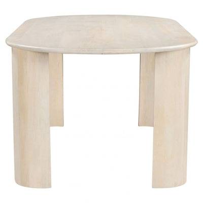 MESA DE COMEDOR NOGAL BEAT 109857 RISAN | Mesa de Comedor | 76 cm | Beige | Natural | Madera Mango Blanqueada | Interior - 109857 - Zuo - NOGAL BEAT - Mesas