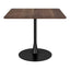 Mesa de Comedor para Salón de Eventos - ZUO MOLLY - Café - Cubierta de MDF Símil Madera y Estructura de Acero con Recubrimiento en Polvo - 101818 - Zuo - NOGAL BEAT - Mesa Comercial Interior