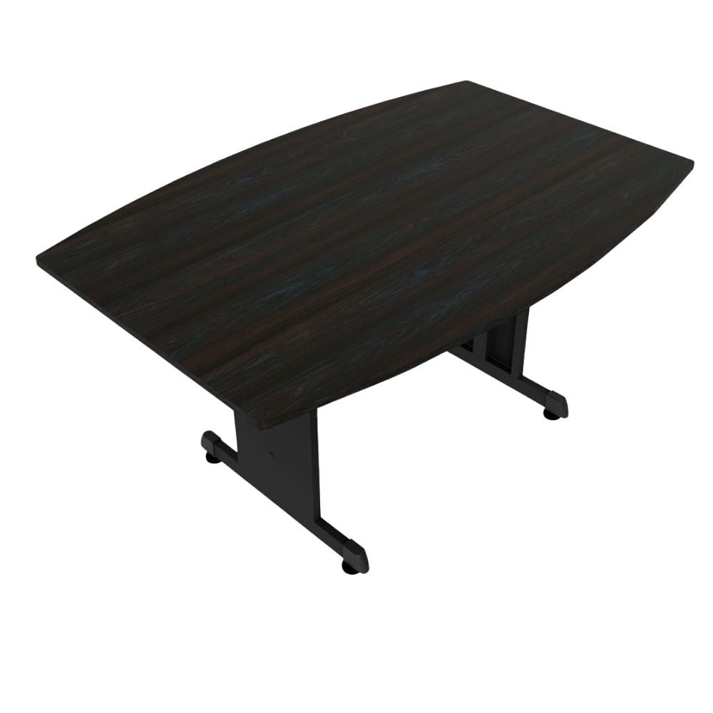 Mesa de Juntas para Capacitación - OFIK 252 - Cubierta en Melamina y Estructura en Lámina - 252 - OFIK - NOGAL BEAT - Mesa de Juntas