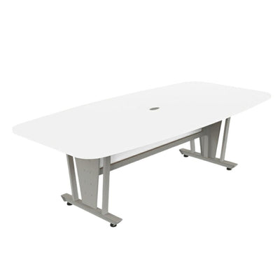 Mesa de Juntas para despacho - OFIK 249 118XL - Cubierta en Melamina y Estructura en Acero - 249 - OFIK - NOGAL BEAT - Mesa de Juntas