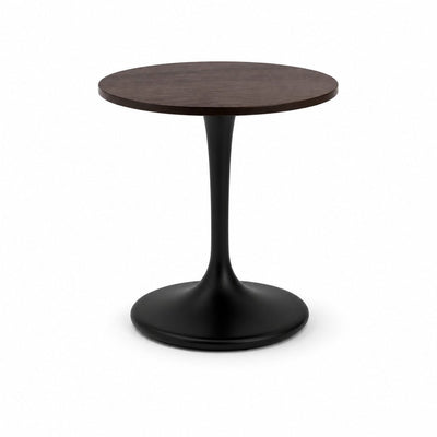 Mesa de Juntas para Oficina Circular Twist - VERSA OFFSET - Blanco/Negro - Cubierta en ABS - VO-700 - VERSA - NOGAL BEAT - Mesa de Juntas