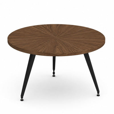 Mesa de Juntas para Oficina Circular - VERSA PIANNO - Cubierta Circular - PI-620N - VERSA - NOGAL BEAT - Mesa de Juntas