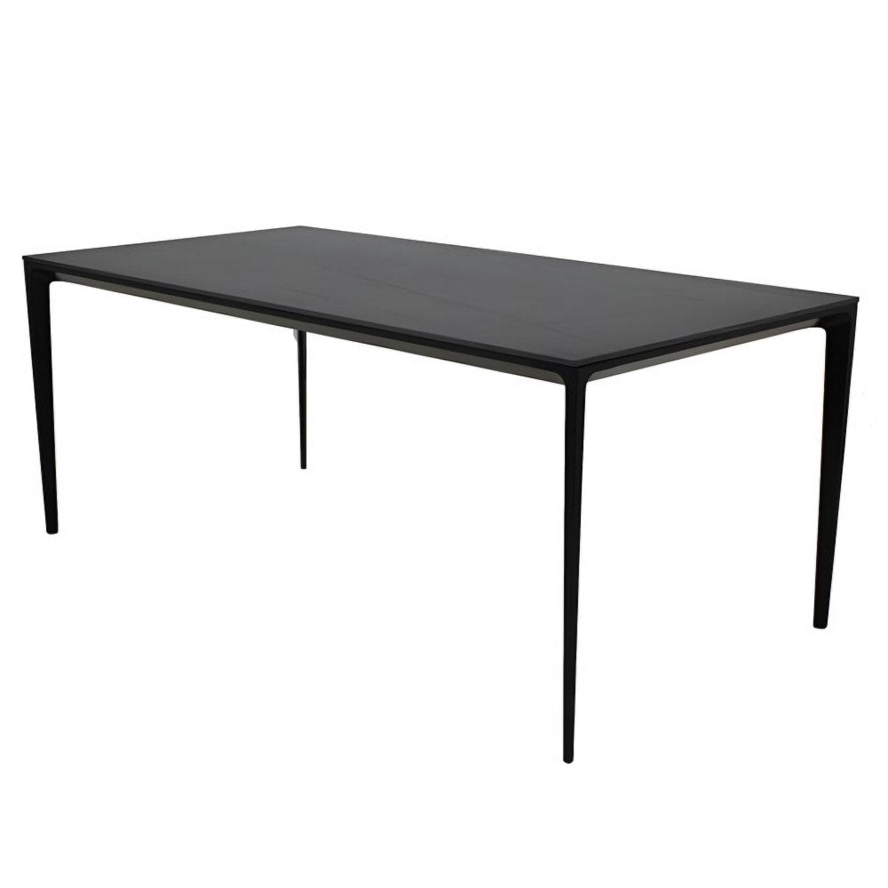 Mesa de Oficina para Reuniones - NOGAL BEAT AUSTRIA - Cubierta Porcelanato - MESA RECTANGULAR AUSTRIA 180*90 - MDO - NOGAL BEAT - Mesa Comercial Interior