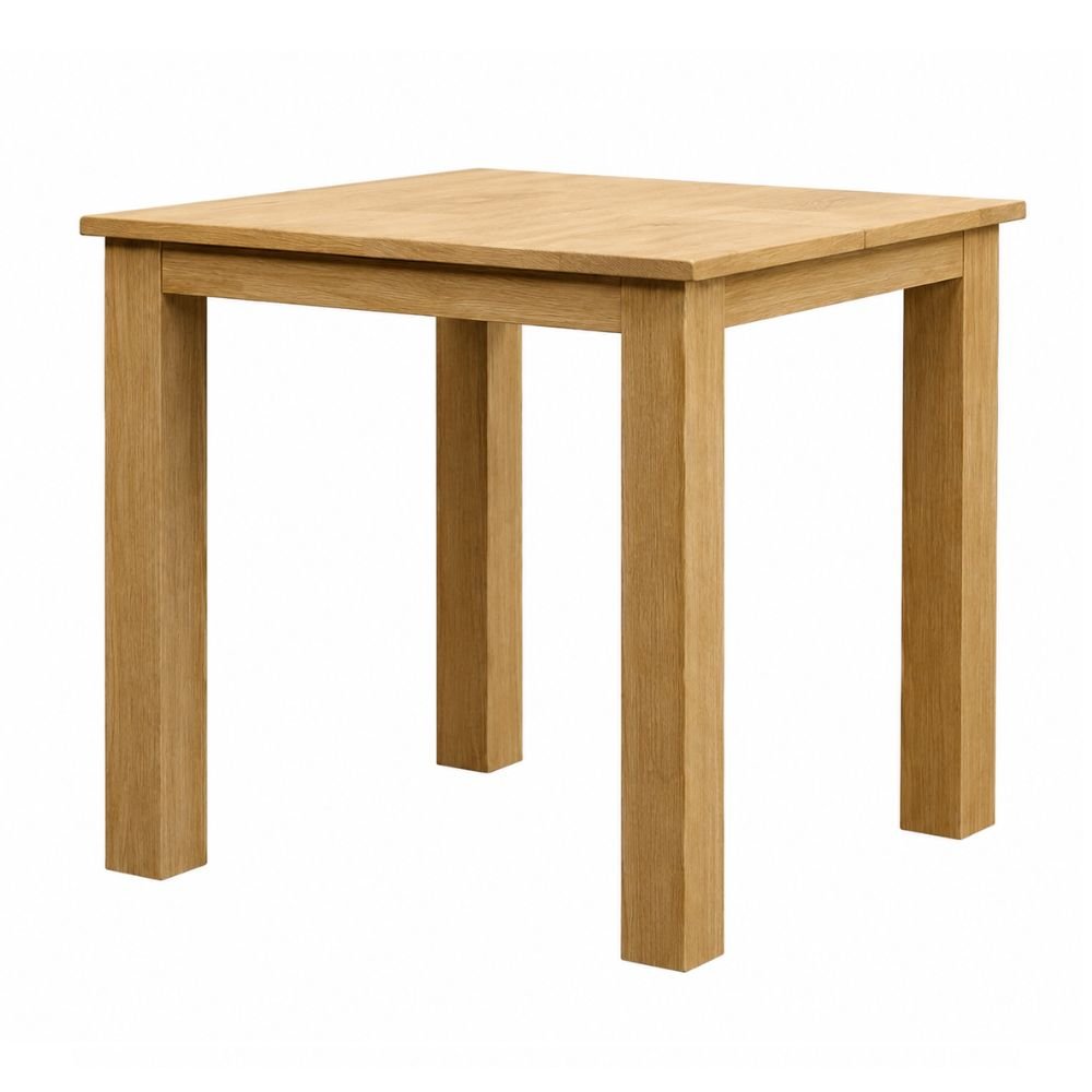 Mesa de Terraza para Hotel - NOGAL BEAT PARQUETE - 80 × 80 cm - Natural - Madera Teca - MESA PARQUETE 80 x 80 Natural - CAMCO - NOGAL BEAT - Mesa de Terraza
