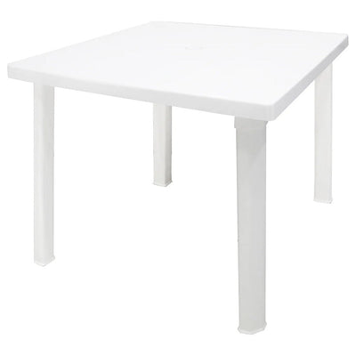 Mesa Desarmable Multiusos Comercial - KINGSTRONG JM 80X80 MESA0020221 - Blanco - MESA0020221 - Mundo In - NOGAL BEAT - Mesa Comercial Interior