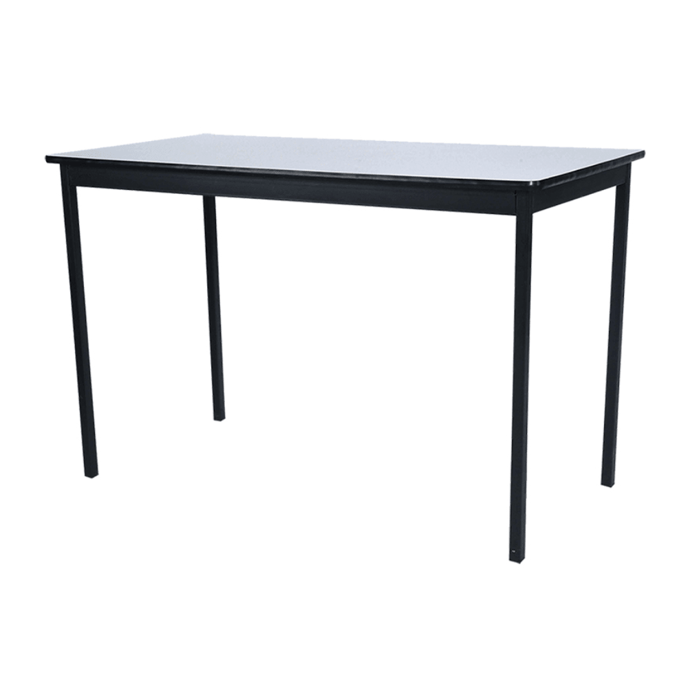 Mesa Escolar - ALBAR MR - 210 - Mesa de trabajo - Cubierta en Melamina Blanca - MR-210 - ALBAR - NOGAL BEAT - Mesas